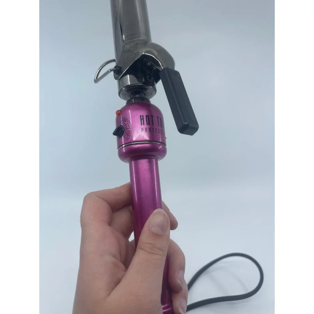 Hot Tools Professional 14 Inch Pink‎ Curling Iron Wand HPK45